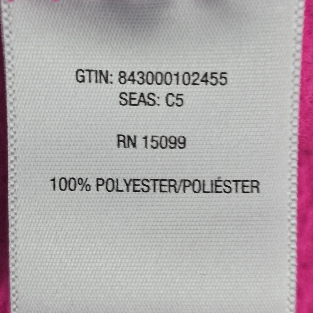 Womens 1X Hot Pink Fleece Zip Up Vest Sleeveless‎ Pocket Casual Layer Outdoors - Picture 7 of 12